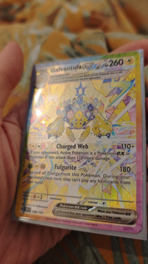 Final card acquired for my full stellar crown master set! Woo