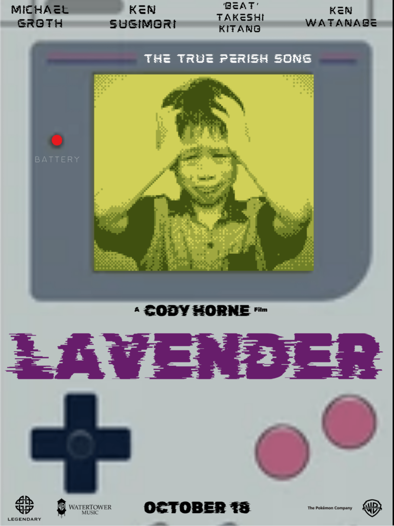 [OC] I've always thought a Pokémon horror movie would be fun, so I made this poster based on the Lavender Town Syndrome creepypasta.
