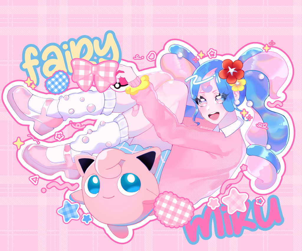 (OC) Fairy-type miku fanart!