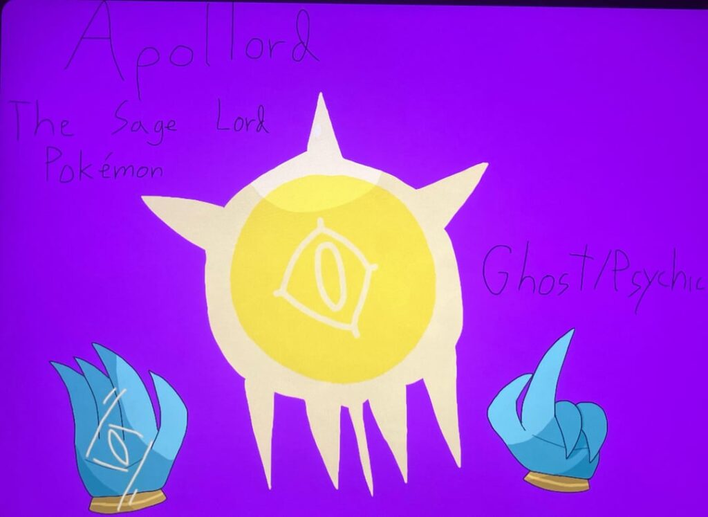 Day 6 of making Fakemon based on my other Reddit communities and the last Fakemon for the first of the communities, this is Apollord, the Sage Lord Pokémon!