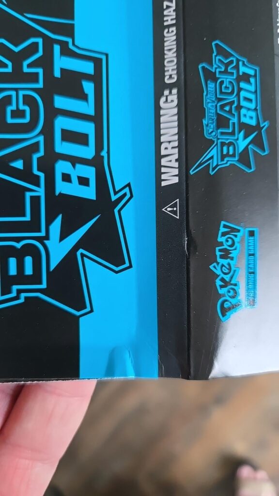 Black Bolt PC ETB was damaged in transit so I ripped instead of keeping it sealed...