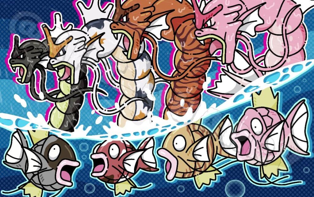 [OC] Gyarados Rise/Gyarados Patterns