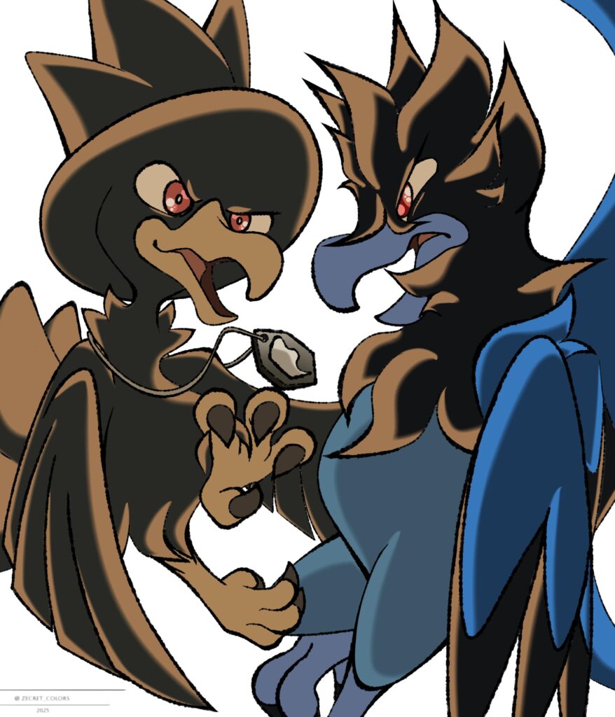 Krows definitely not fighting at all