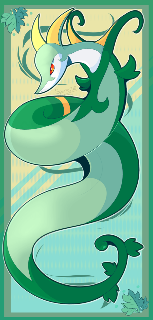[OC] Serperior drawing from a while ago