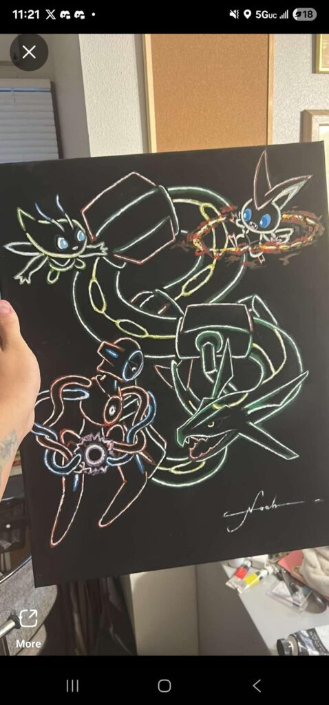 Pokemon painting