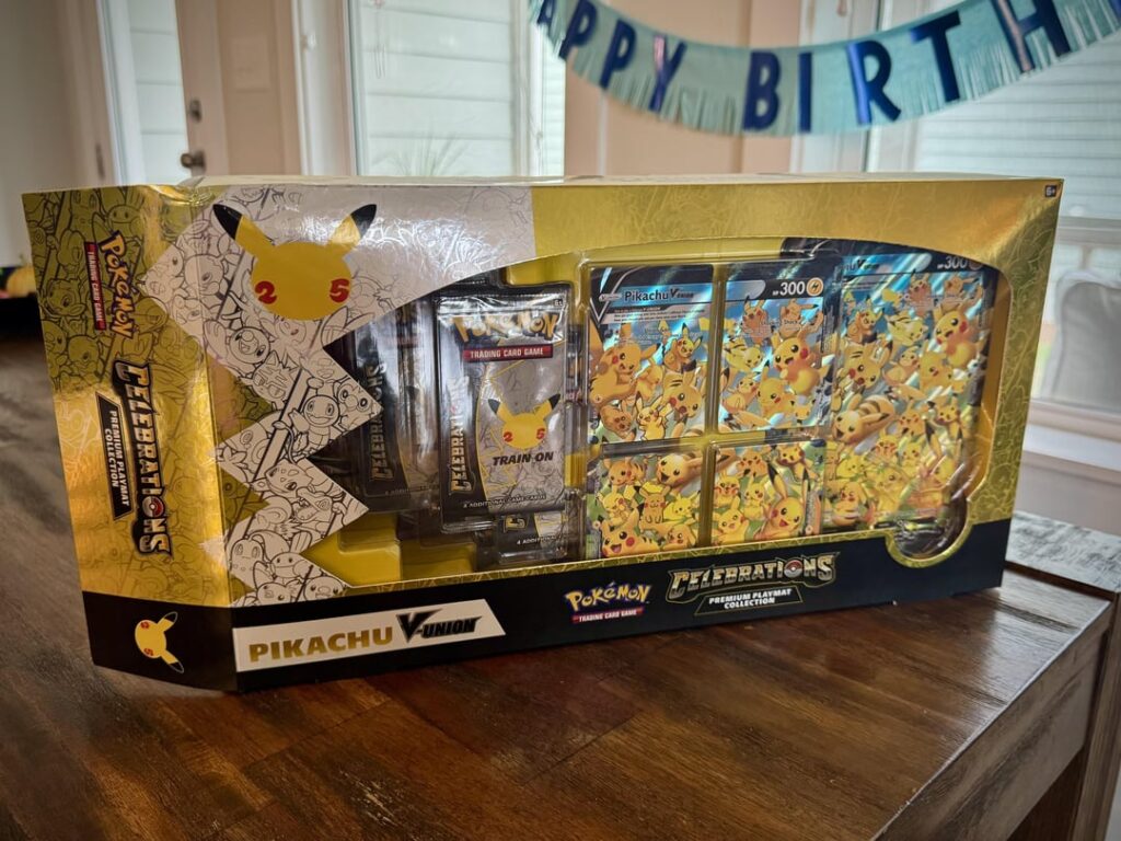 It’s my bday—opening this box cuz the flap won’t stay shut.