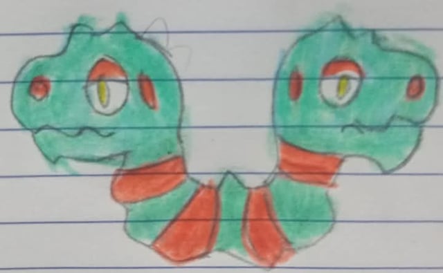 Pokémon Categoría Dos Cabezas Type: Rock/Dragon