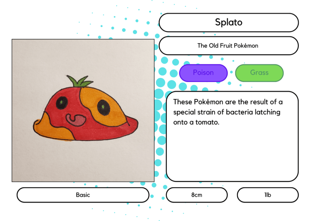 Fakemon line based off of rotting fruit.