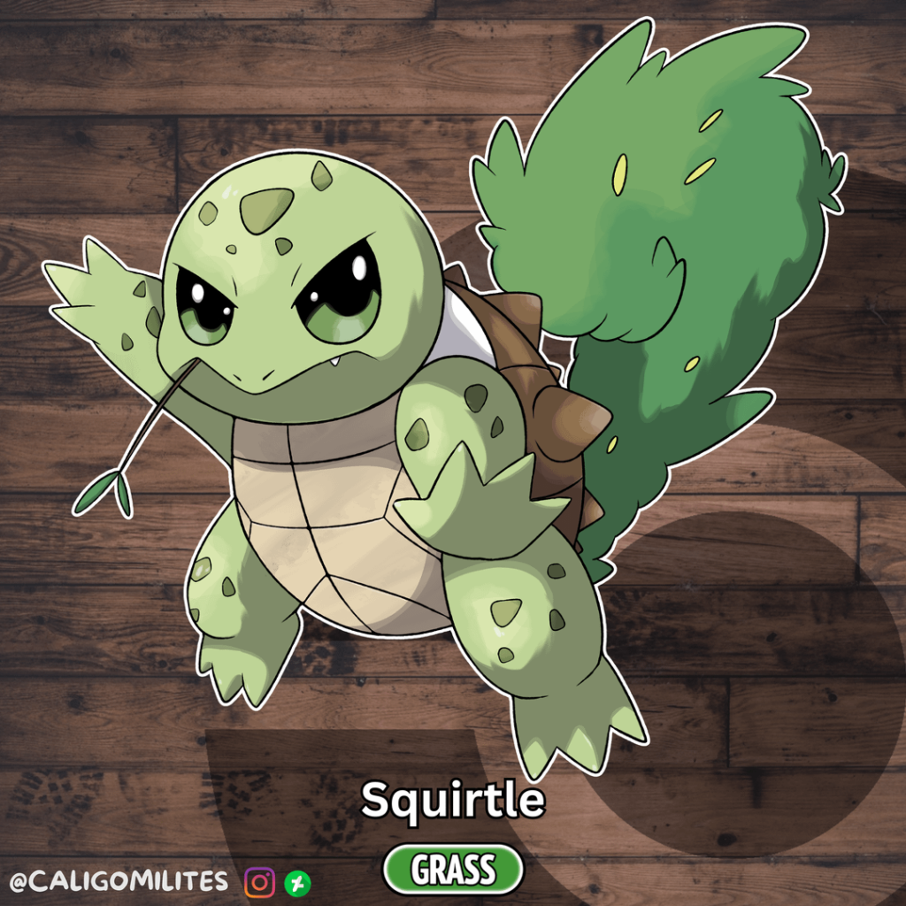 Grass Type Squirtle