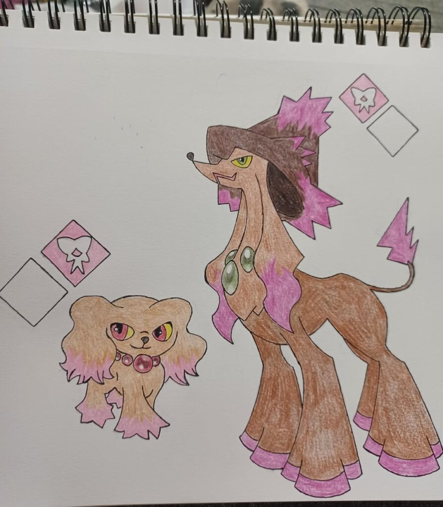 Convergent Misdreavus Line based on Cavaliers and Poodles