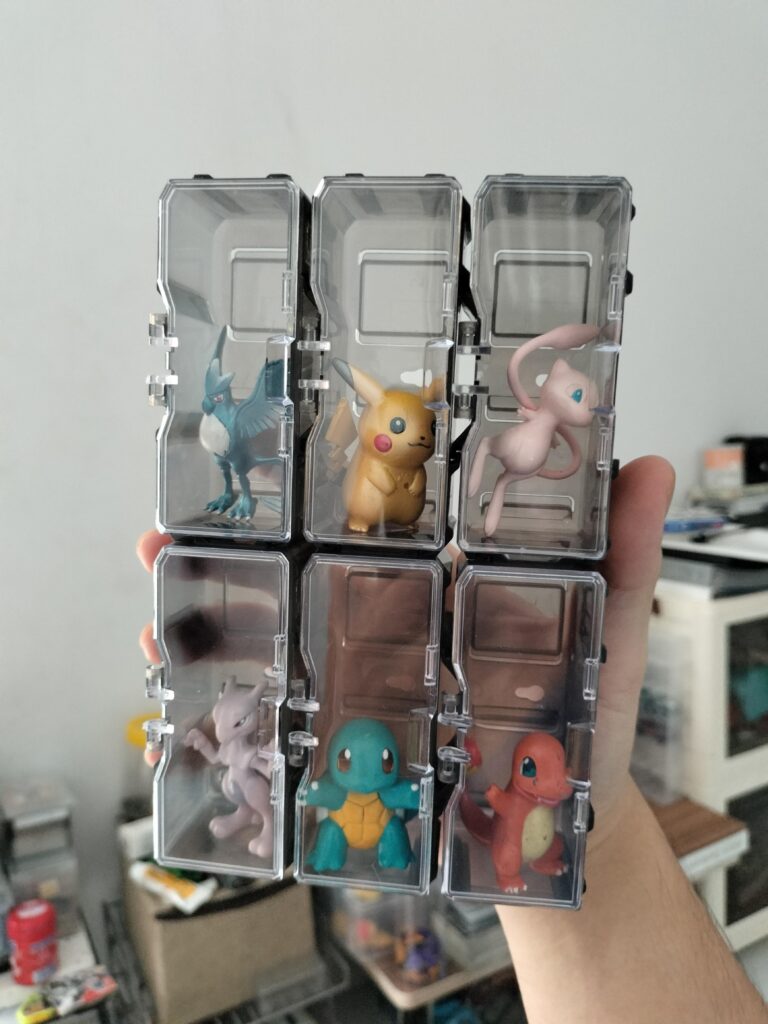 So i put some pokemons in my hot wheels container