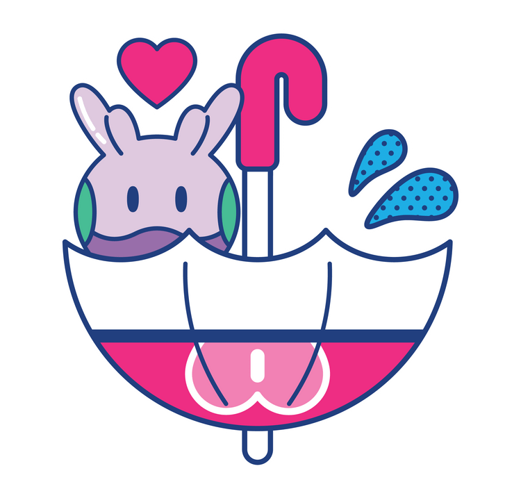Goomy's Parasol (Love Ball Ver.) [OC]