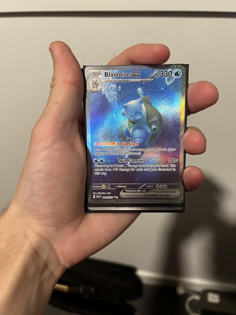 Opened a 151 scarlet & violet for the first time and didn’t know that is card is apparently rare to get from a mate of mine