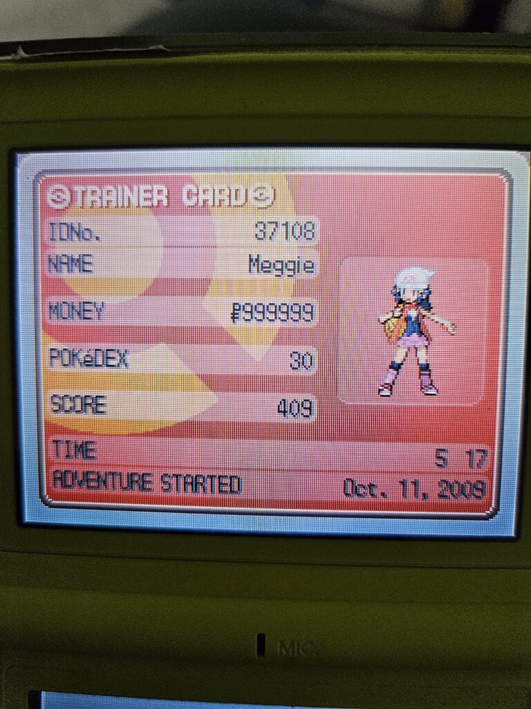 Problems with pokemon diamond