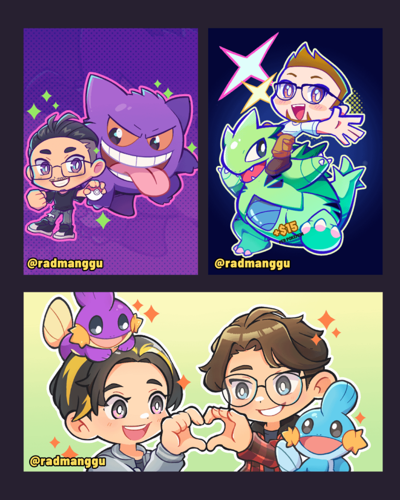 trainers and chibimon!!