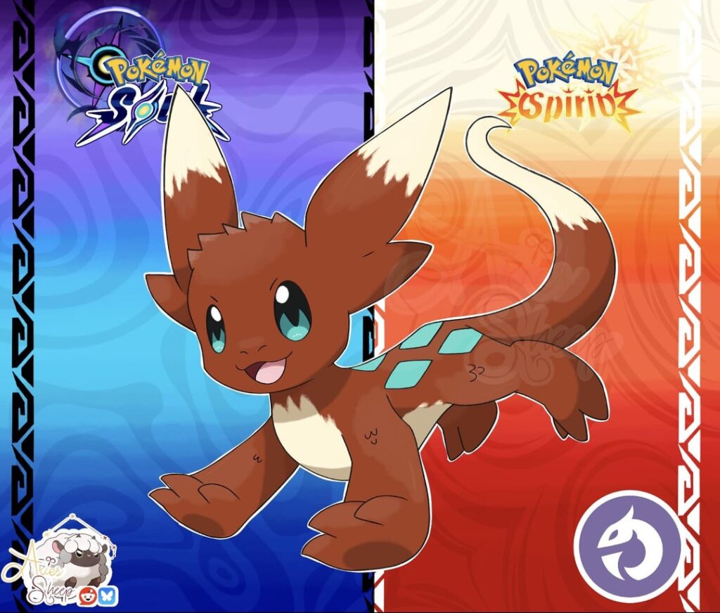 Here is a minor teak on Austrenian Eevees design. As well as teaser for the redesigns of its evolutions. Eevee that reside in Austren mutated due to the unique climate and eevees unstable genetic makeup. Through that they’ve developed Reptilian-like traits.