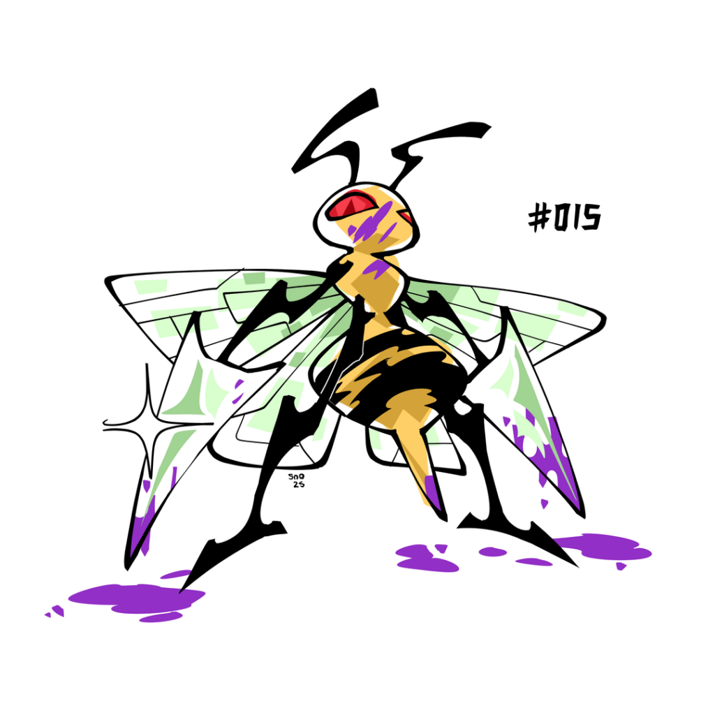 #015: Beedrill. [OC]