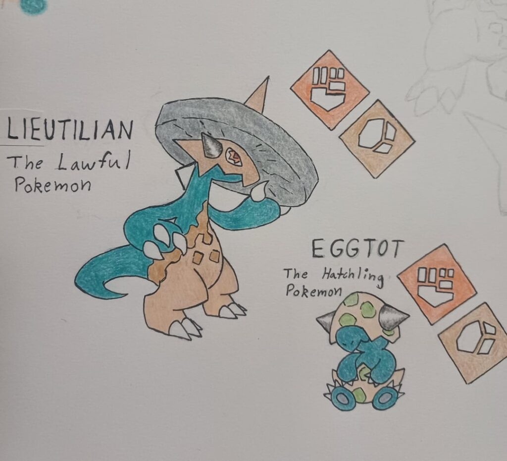 The first two stages of a 3 stage caveman Lizard Line.