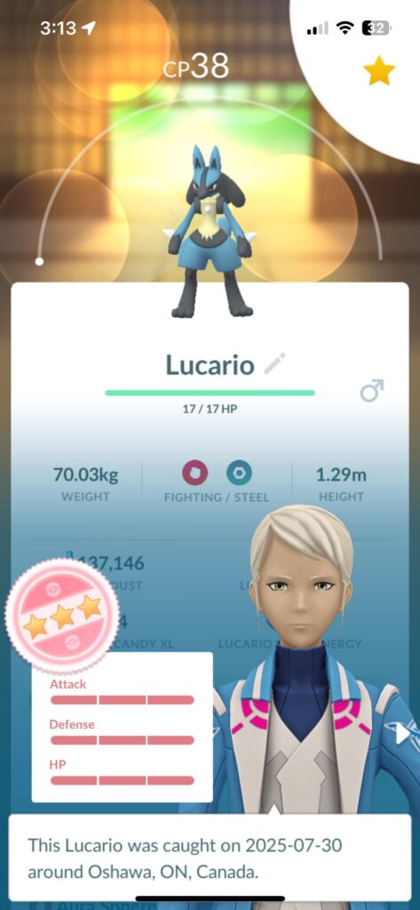 My fav pokemon ever, but is bro rlly lvl 1? 😭