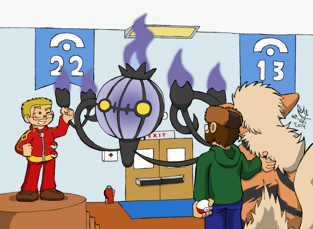 An old art trade I did with an artist I've lost touch with.