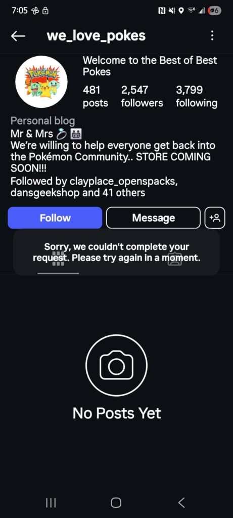 Don't buy from this instagram scammer
