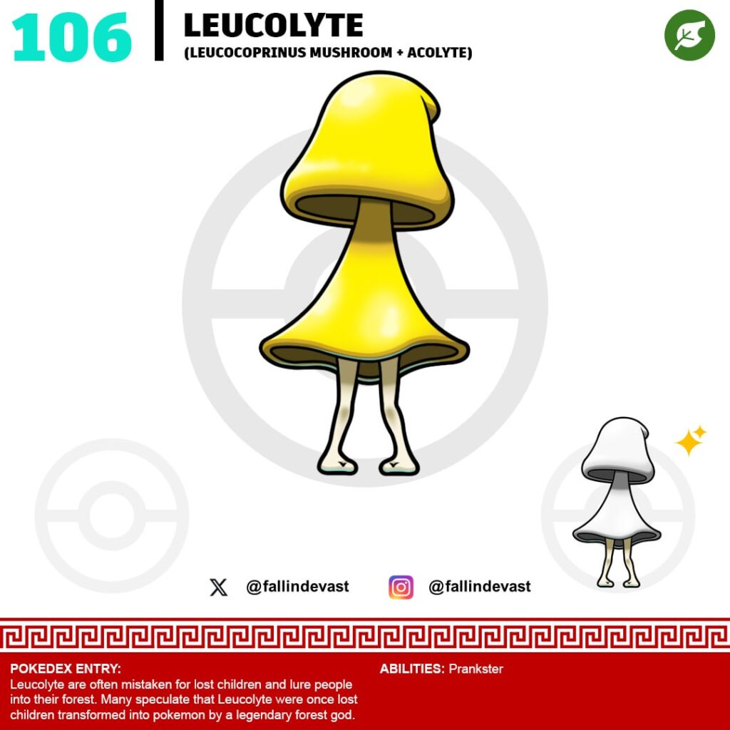 Mushroom Cleric Fakemon Line
