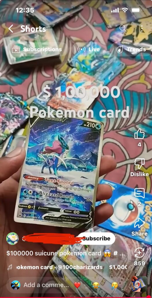 Anyone else see these kids on YouTube with obviously unauthentic Pokemon cards?