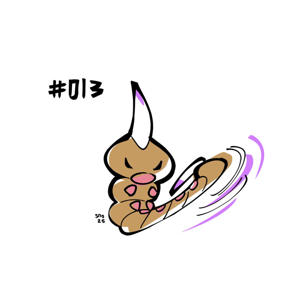 #013: Weedle. [OC]