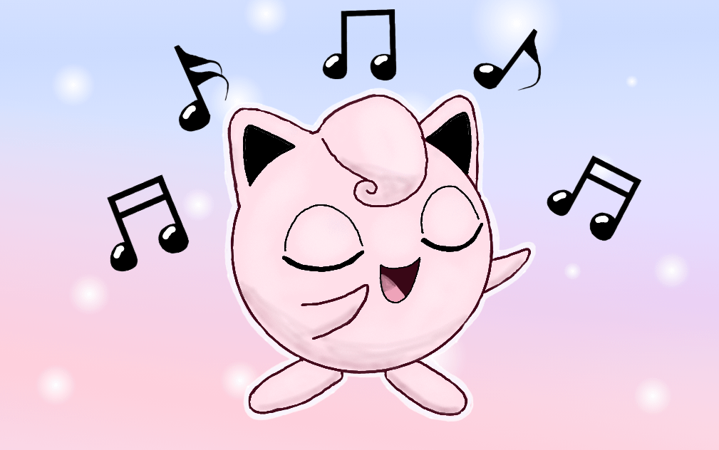 [OC] My artwork of Jigglypuff.