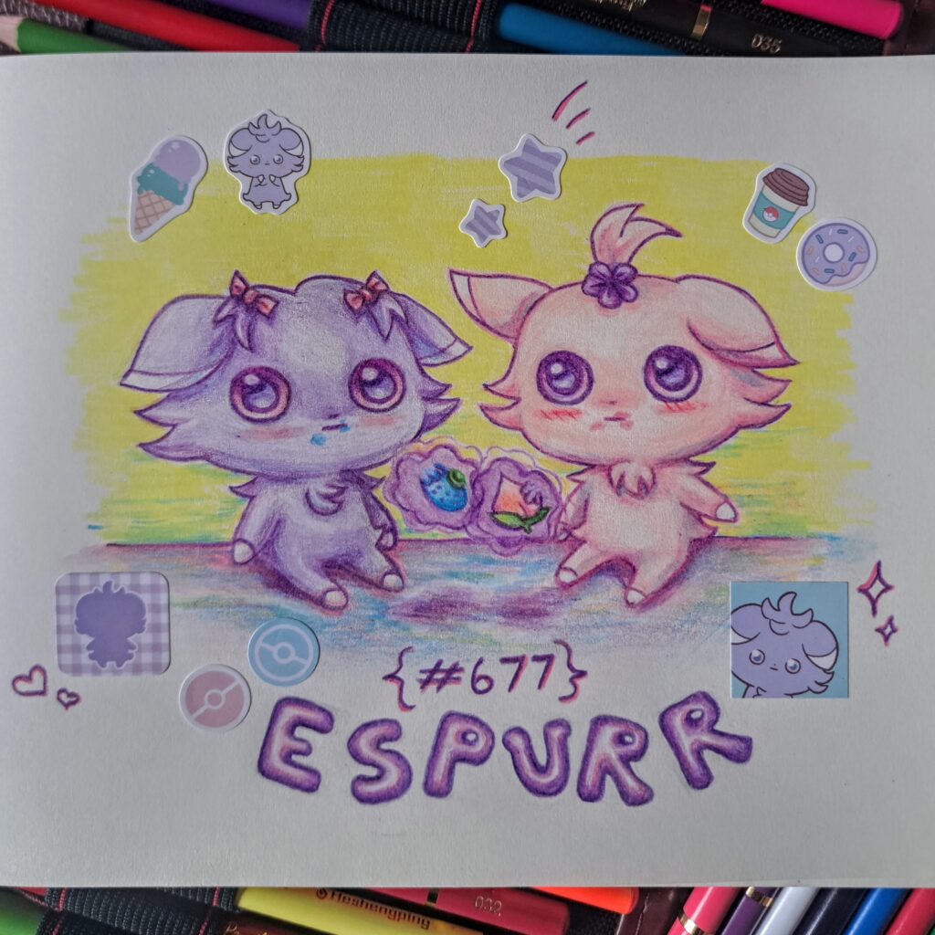 [OC] Espurr is such a cutie <3