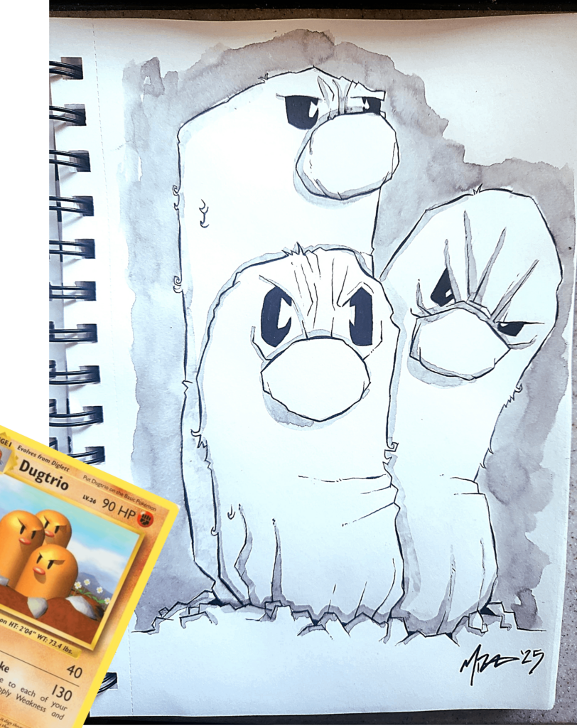 Dugtrio sketch (OC)