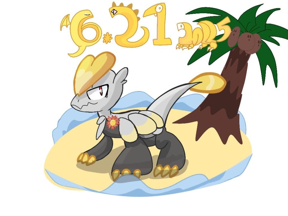 Since they don’t do stickers for the Community Days anymore, thought I’d make some for Jangmo O