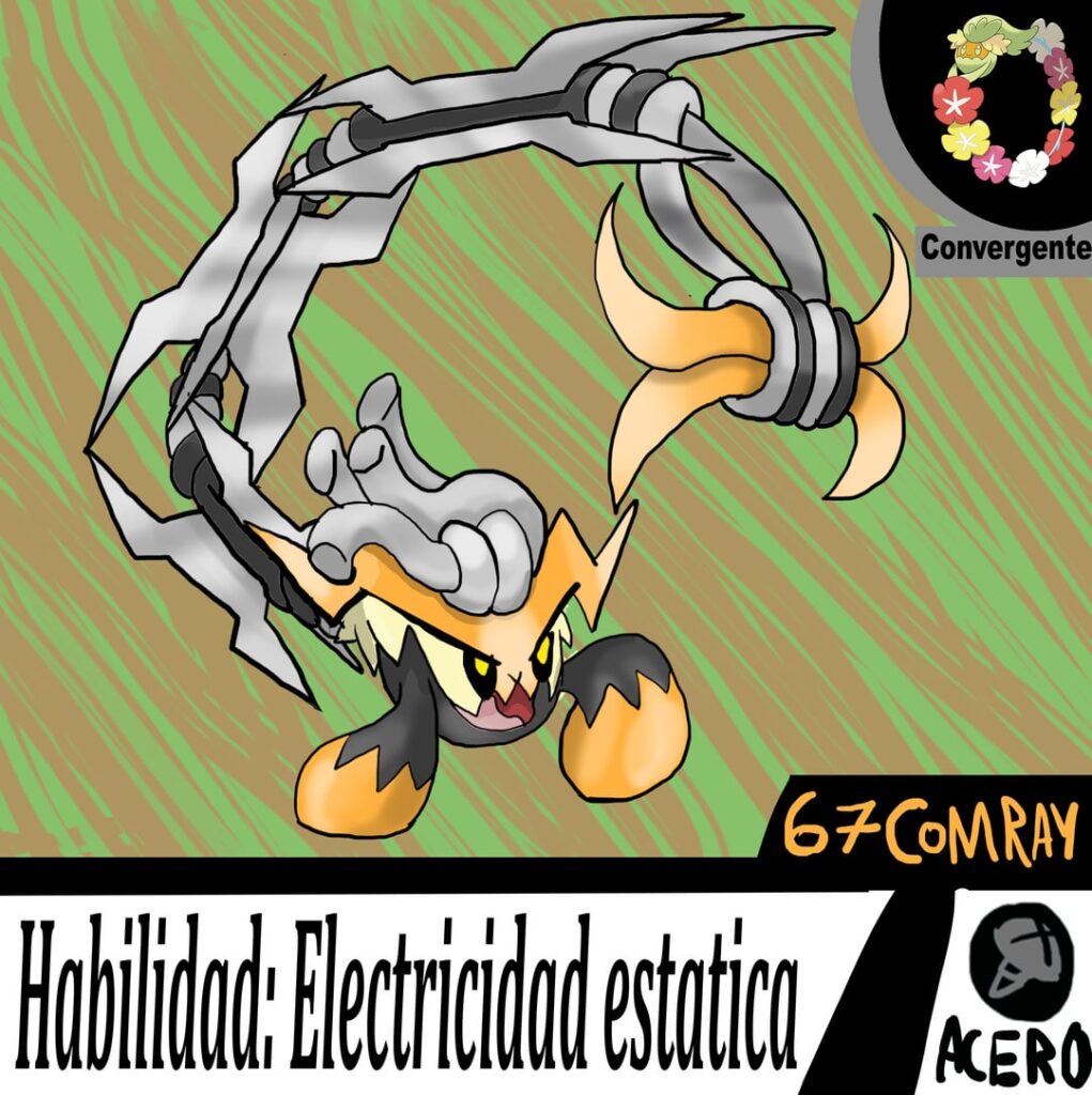 Hoy les traigo un nuevo Pokémon inspirado en el alambre de puas