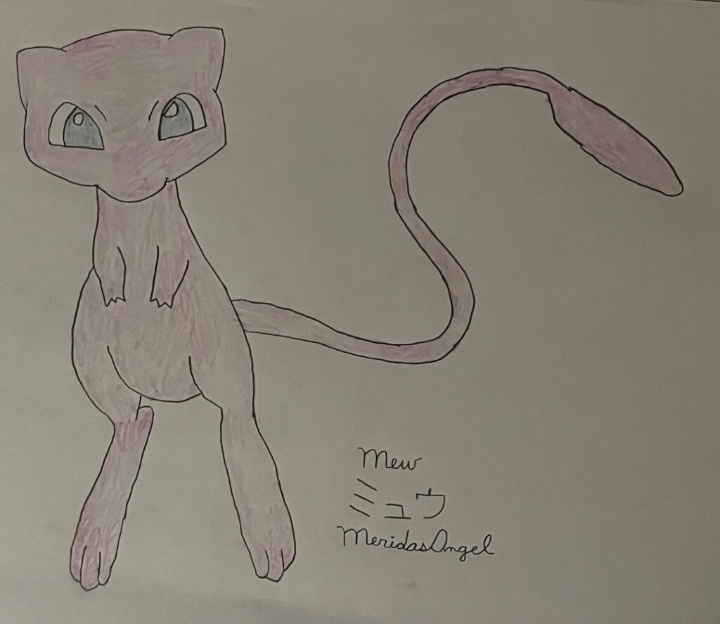 I Drew Mew, Charmander, and Espathra!