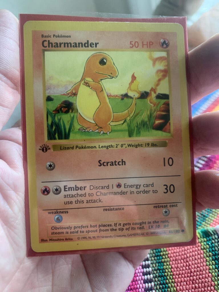 Just got back into collecting by starting a Charmander binder - found a grail today at a yard sale