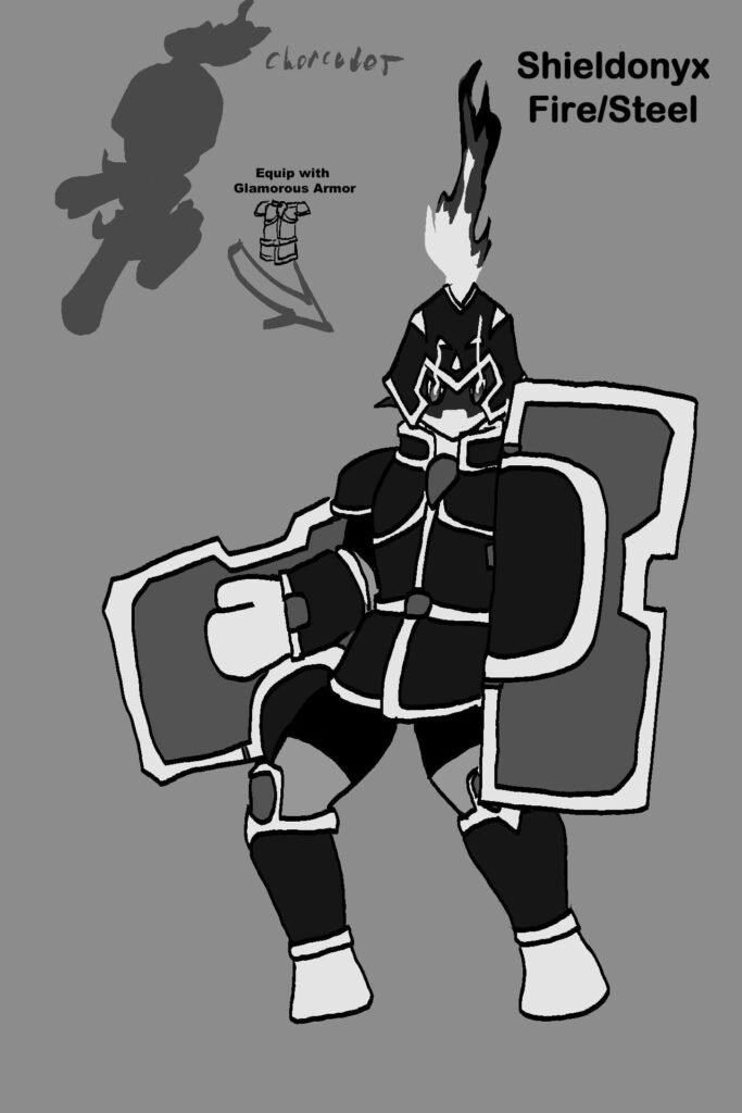 new Charcadet Evolution ShieldOnyx (By Me)