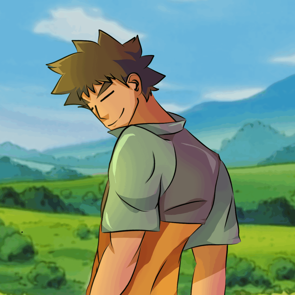 I drew Brock bcs I love him and I'm re watching every pokemon and for now I'm only at indigo league 🙏🏻