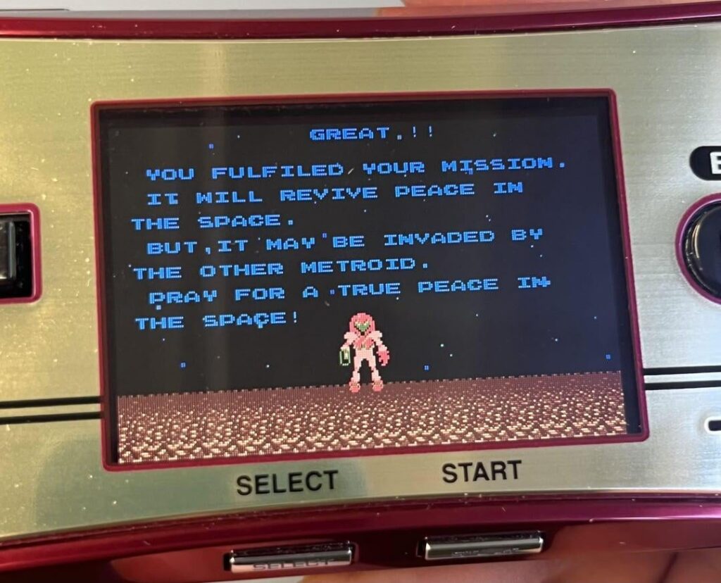 Beat FDS/NES Metroid for the first time - coincidentally on the game's anniversary!