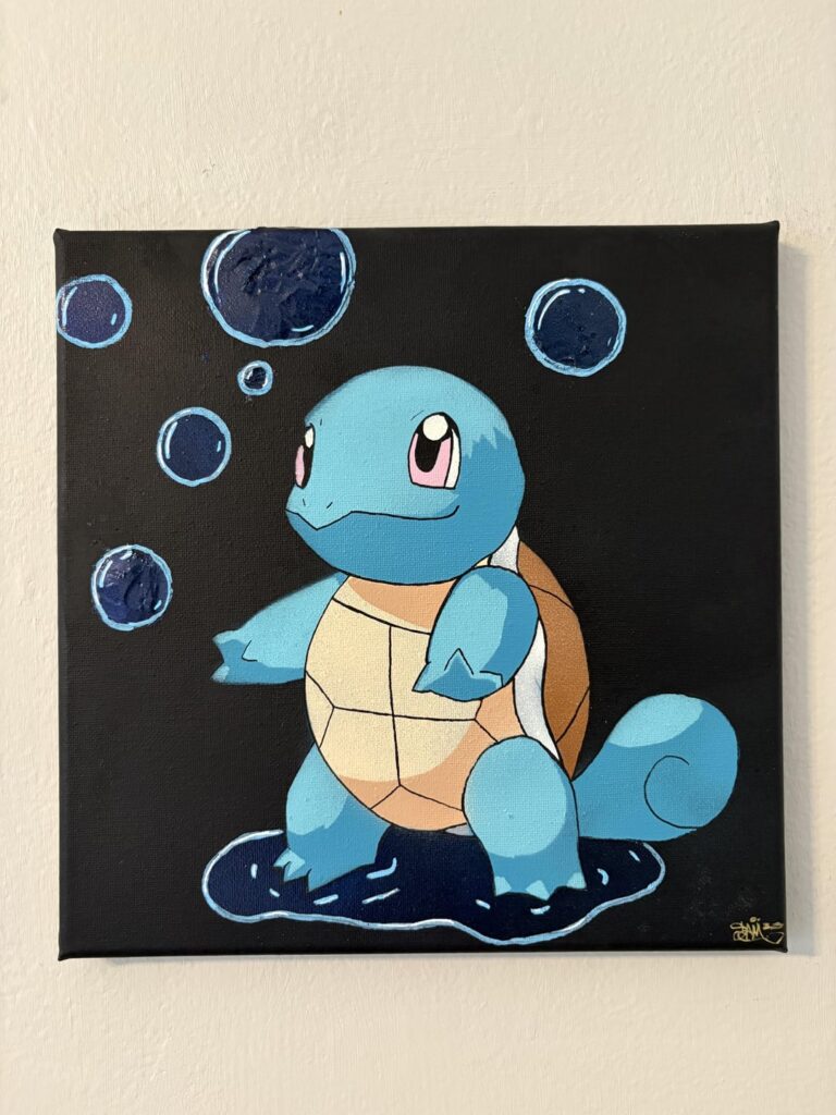 Textured Squirtle evolution family!