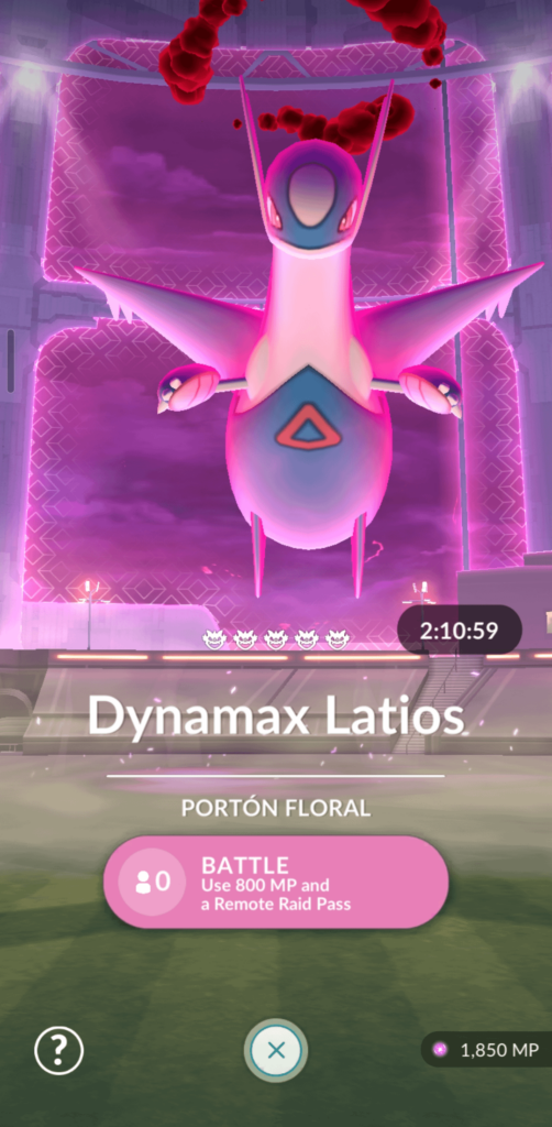 No RSVP in Dynamax Raids?