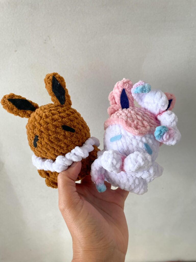 Eevolutions in crochet 🌸