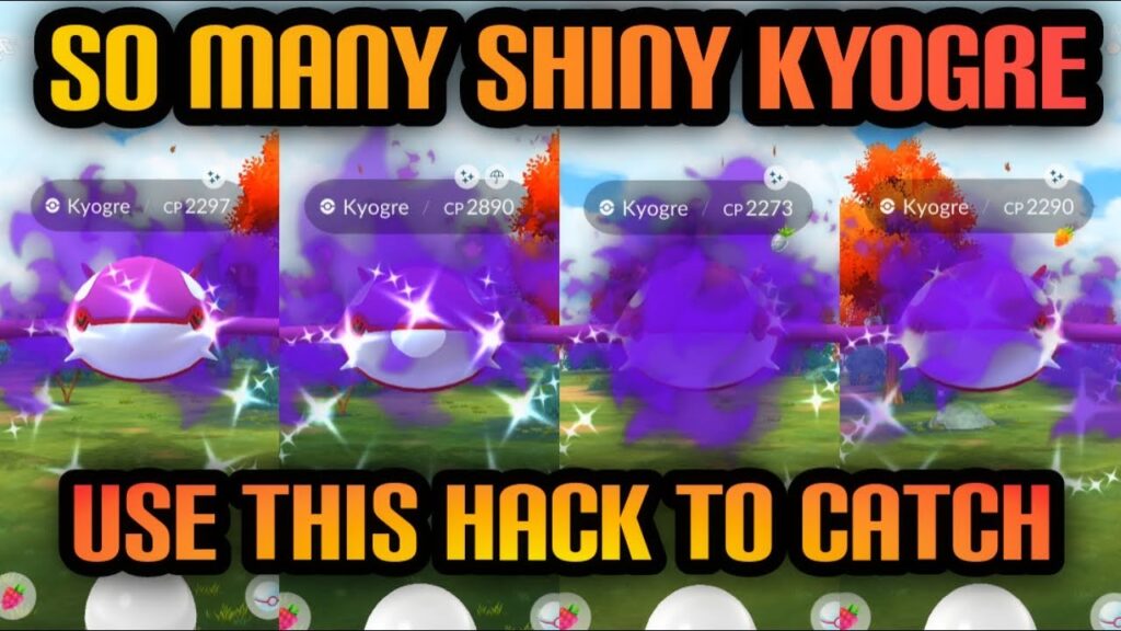 *USED THIS HACK TO EASILY SHADOW KYOGRE & MY SHINY HAUL* Pokemon GO news & tips