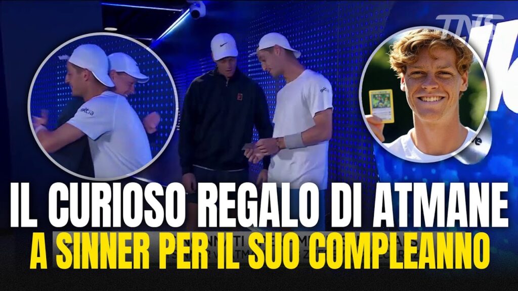 Atmane regala a Sinner una carta dei Pokemon per il compleanno prima della sfida a Cincinnati