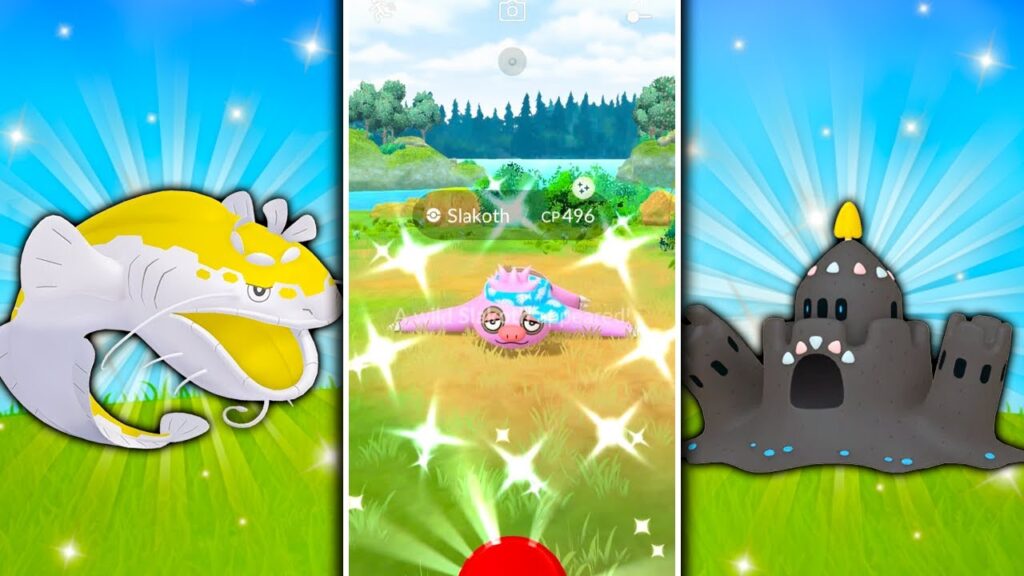 SHINY DONDOZO RELEASE IN POKEMON GO! Shiny Visor Slakoth Returns / Sunkissed Shores Event