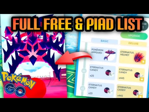 *FULL FREE & PAID ETERNATUS GO PASS LIST CRAZY CANDY SHOULD YOU BUY IT?* Pokemon GO news