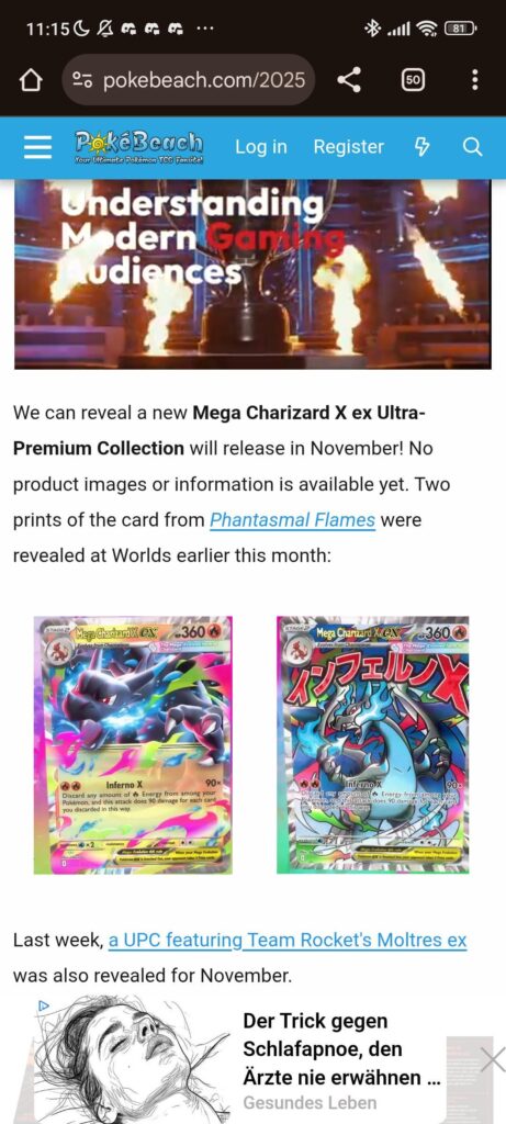 Charizard UPC Confirmed!