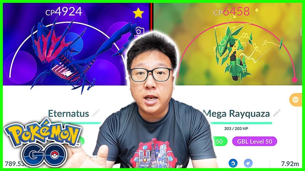 Max Level Eternatus Vs Mega Rayquaza! Which is The Strongest Dragon Pokemon? - Pokemon GO