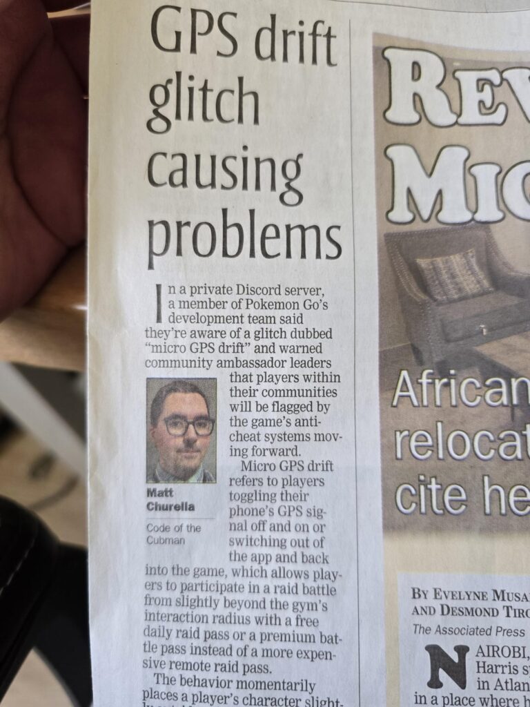 I've never played, I just thought you all might like to know that my local newspaper has a weekly column on Pokemon Go