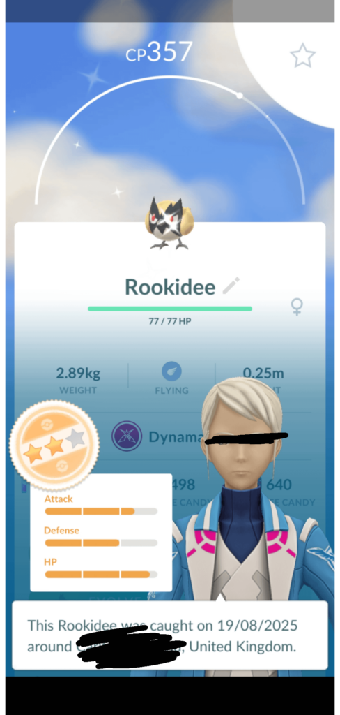 Rookiedee Dynamax shiny available