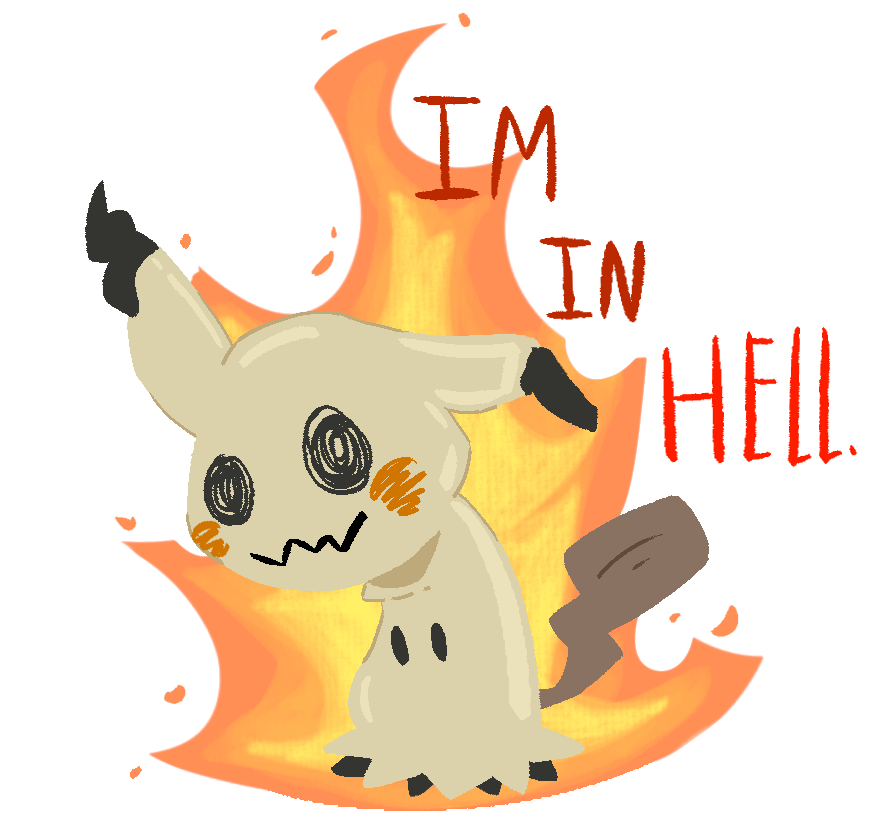 mimikyu artwork 💥 (my art)